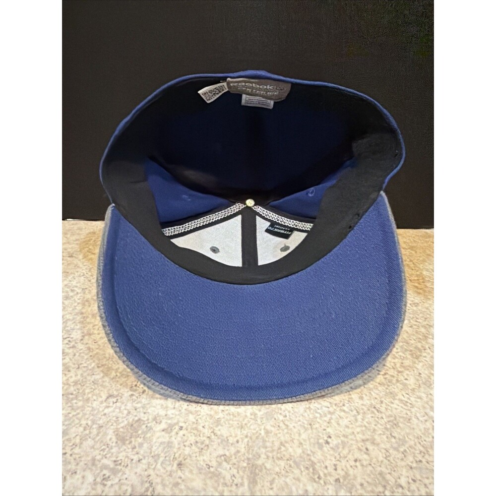 Tampa Bay Lightning Authentic Reebok NHL Hockey Hat Flex Fit L/XL Blue/Graye - Picture 5 of 7